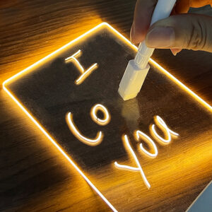 Tableau de notes créatif Led, veilleuse USB