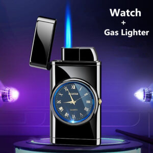 Personnalisé Creative Multifonctionnel Montre Électronique Allume-cigare-en-un Corps Multi-but LED Clignotant Lampe Cadeau Léger