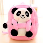 sac d'école pour enfants en dessin de panda en peluche