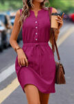 Robe d'été en cou V