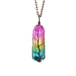 Pendentif de Pierre en Cristal Arbre de Vie